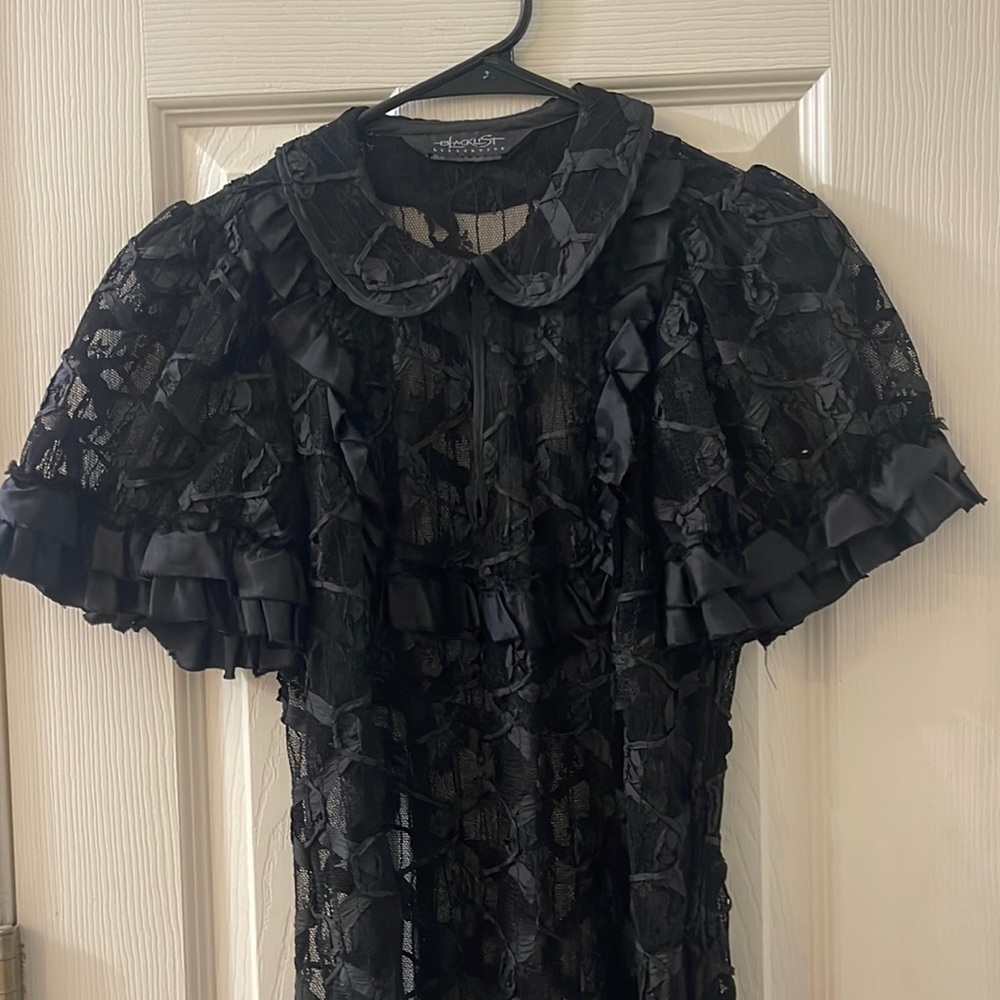 VTG Lip Service Blacklist An Evenings Affair Ball Gown Long Dress S M Goth